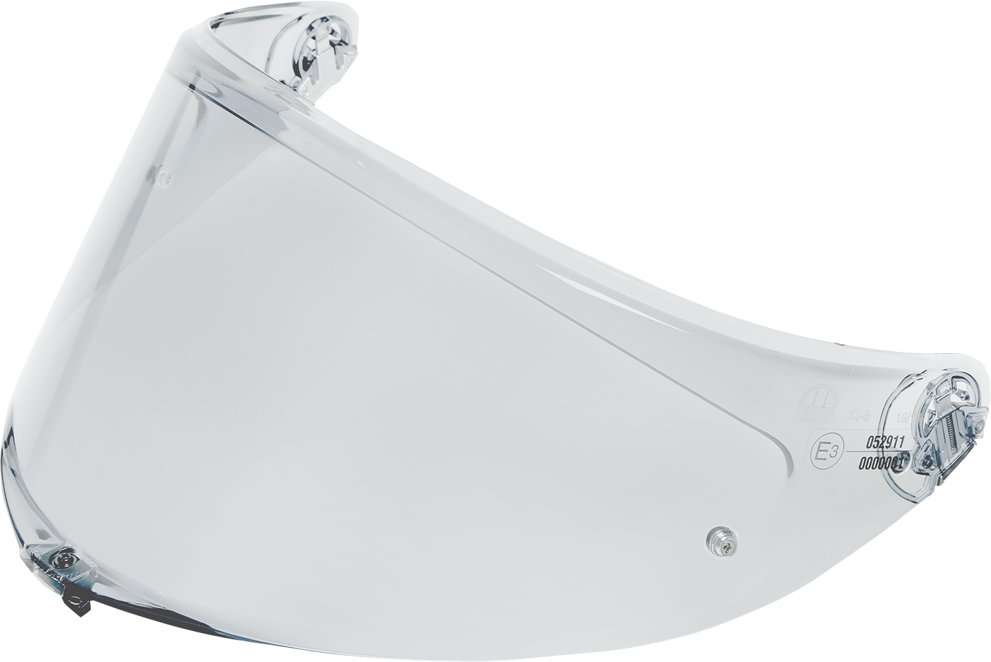 AGV K6/K6 S photochromic helmet visor with Pinlock 120XLT MaxVision for enhanced visibility and protection.