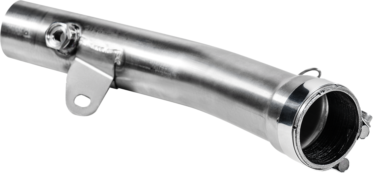 AKRAPOVIC stainless steel link pipe L-K6SO8/2 for improved gas flow in motorcycle exhaust systems