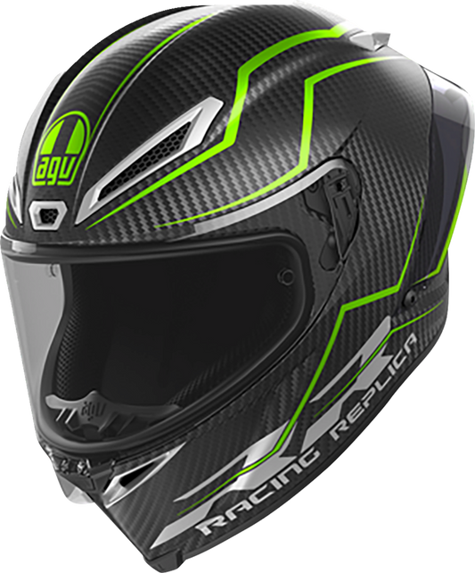 AGV Pista GP RR Helmet Performante Carbon and Lime 2XL - Superior Racing Safety and Comfort