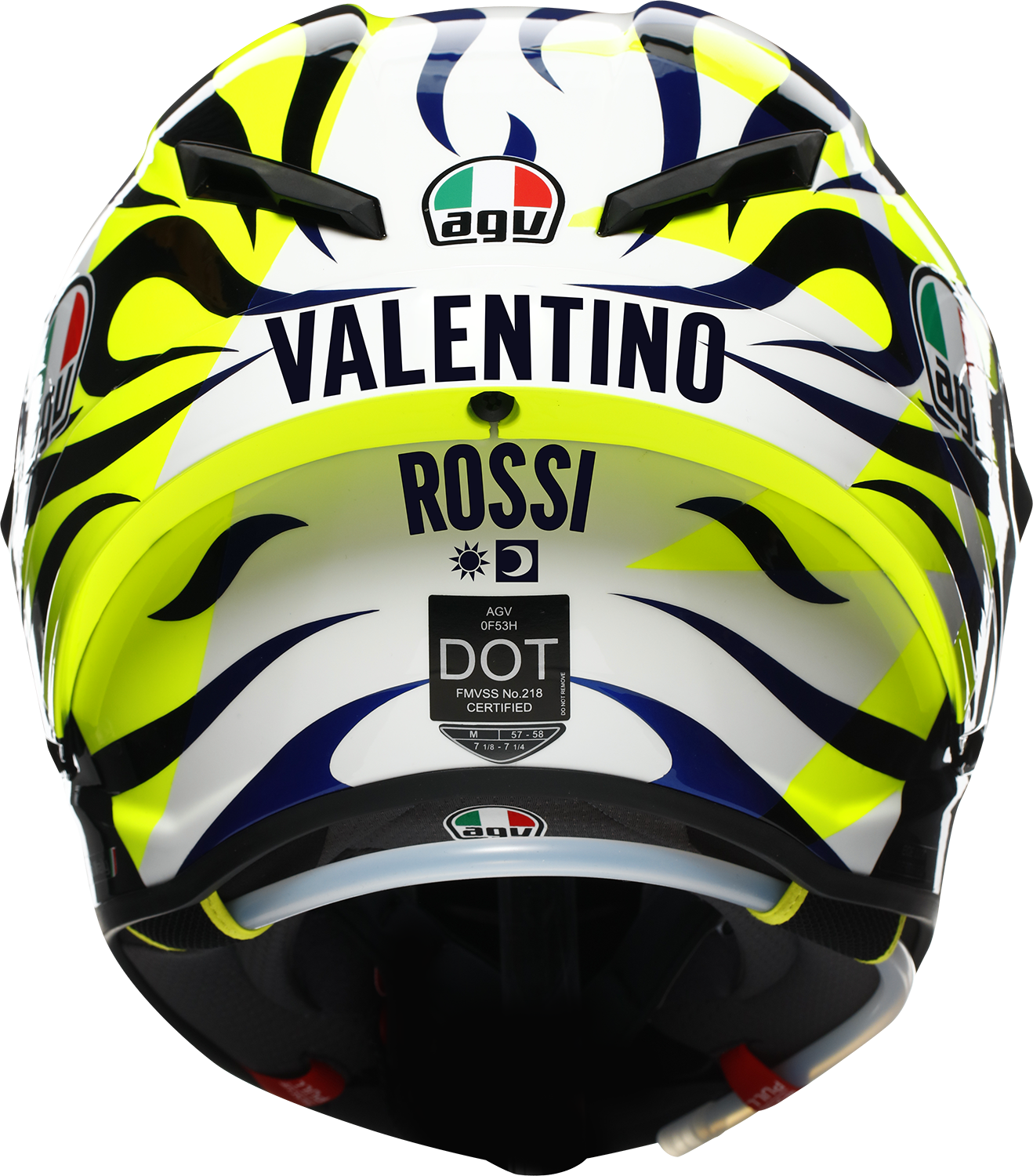 AGV Pista GP RR Soleluna 2023 limited edition racing helmet, medium size, with detailed design and aerodynamic vents.