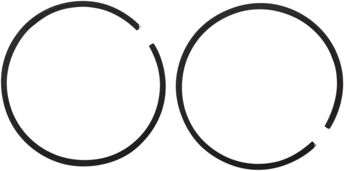 Parts Unlimited ring set R09-8082 for piston replacement, featuring multiple metal piston rings arranged in a set.