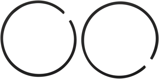Parts Unlimited ring set R09-8082 for piston replacement, featuring multiple metal piston rings arranged in a set.