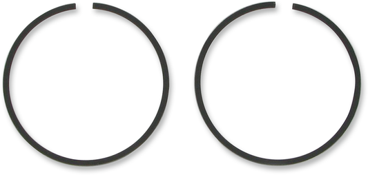 Parts Unlimited Ring Set R09-817-04 for piston replacement, showing a set of engine piston rings in black and silver.
