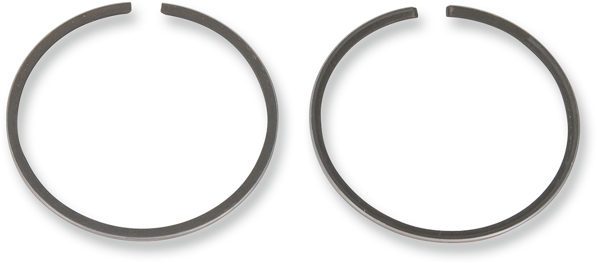 Parts Unlimited R9048 piston ring set for automotive engines, showing metal rings and packaging on a white background.
