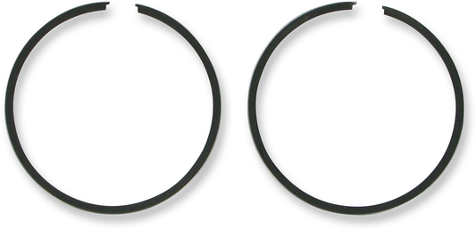 Parts Unlimited Ring Set R9053-2 for piston replacement, showing multiple metal piston rings on a neutral background.