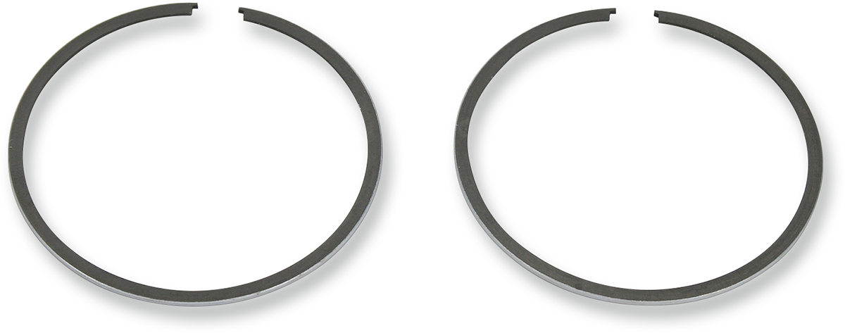 Parts Unlimited Ring Set R9053-4 for piston replacement, showing metal piston rings arranged in a set for engine repair.