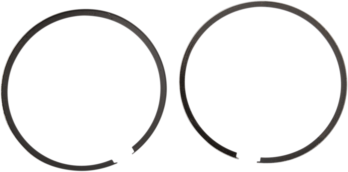 Parts Unlimited ring set R9072-2 for piston replacement, showing close-up of metal piston rings on a white background.