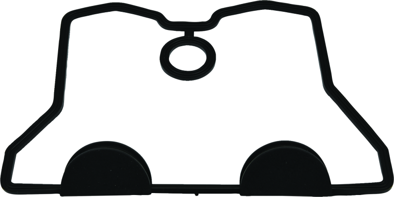 QuadBoss valve cover gasket for Polaris Outlaw 500 and Predator 500, part #570113, shown on a clean engine component.