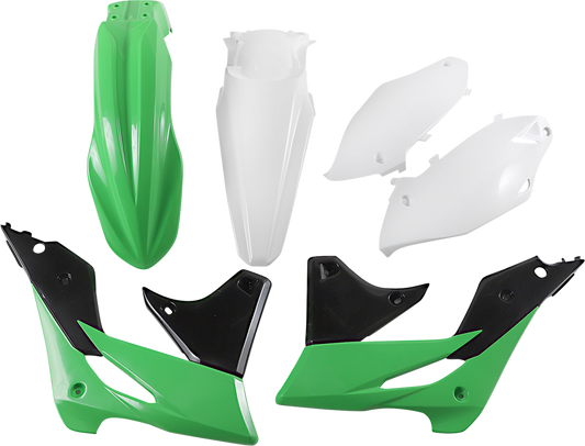 Acerbis standard replacement body kit for OEM 2014 motorcycle, shown in natural color with detailed body panels and fitment features.