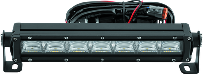 QuadBoss 11.5-inch single row LED light bar with combo flood and spot beams, outdoor off-road LED lighting for vehicles
