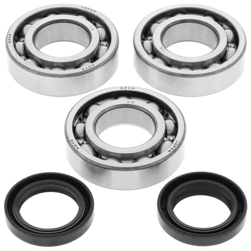 QuadBoss crankshaft bearing and seal kit for Polaris Trail Blazer 250, includes essential engine components, OEM quality replacement.