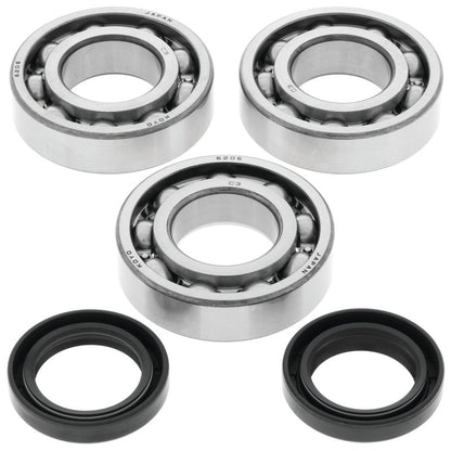 QuadBoss crankshaft bearing and seal kit for Polaris Trail Blazer 250, includes essential engine components, OEM quality replacement.