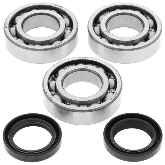 QuadBoss crankshaft bearing and seal kit for Polaris Trail Blazer 250, includes essential engine components, OEM quality replacement.