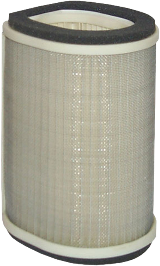 HIFLOFILTRO HFA4912 air filter for high-performance engines, showing the clean, rectangular filter element with branding and frame.