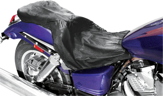Bill's Exhausts Saddlemen 2-Up Seat Rain Cover R913, weather-resistant seat cover for motorcycle passenger seats.