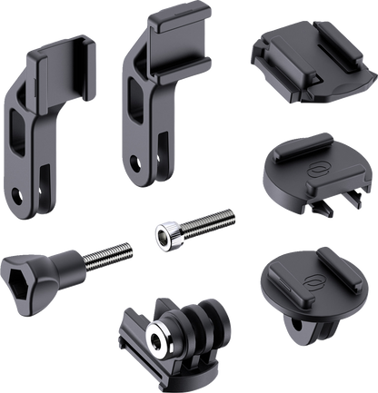 Bill's Exhausts SP CONNECT Adapter for Camera/Light phone attachment, shown in the image with installation details.