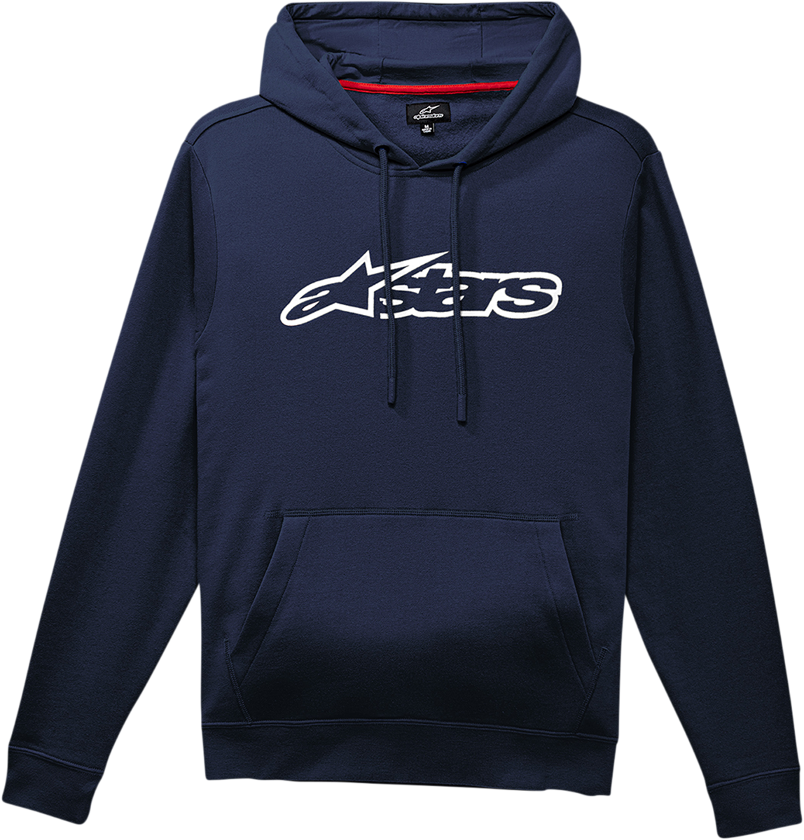 Alpinestars Blaze Hoodie in navy and white, large size, featuring a stylish design and comfortable fit.