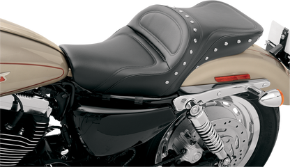 Bill's Exhausts SADDLEMEN Explorer Special Seat XL for Harley Davidson 2004-2020, showing the contoured motorcycle seat design.