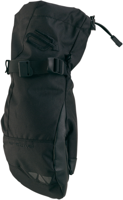 Black Bill's Exhausts ARCTIVA Pivot Mittens in 3XL size, showing insulated design and adjustable straps.