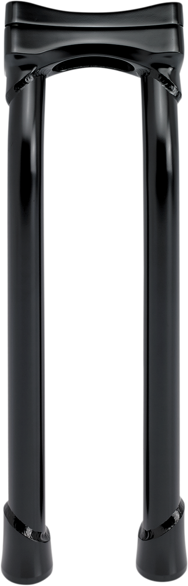Black BILTWELL Murdock oversized handlebar risers with 14-inch pullback, designed for motorcycle handlebars.