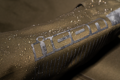 Bill's Exhausts ICON PDX3™ jacket in olive, 3XL, shown with front view featuring fabric details and zipper closure.