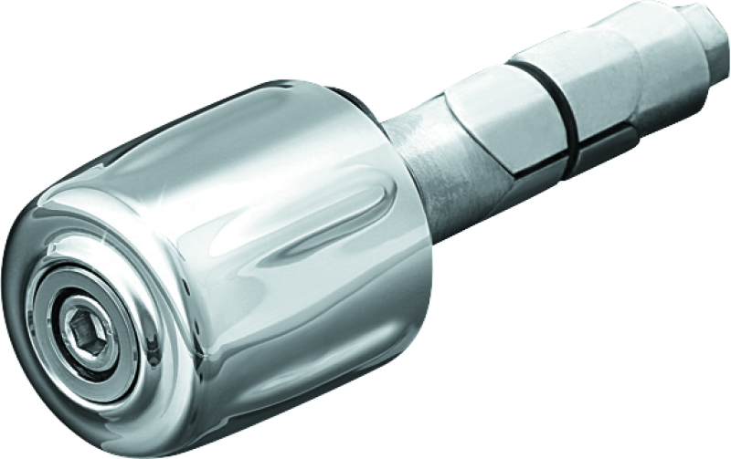 Kuryakyn Mechanical Throttle Cruise Assist in chrome for Honda VTX1800 and Shadow Spirit motorcycle handlebars.