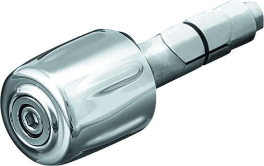 Kuryakyn Mechanical Throttle Cruise Assist in chrome for Honda VTX1800 and Shadow Spirit motorcycle handlebars.