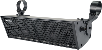 Bill's Exhausts NAVATLAS 14-inch UTV sound bar speaker with rugged design and grille, ideal for off-road audio.