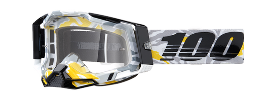 100% Racecraft 2 Goggles - Korb - Clear 50009-00019 - Howling Moto