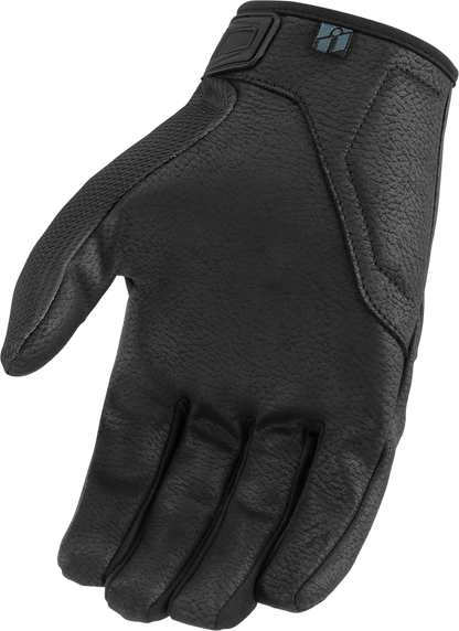 Black Women's Hooligan™ CE Gloves by Bill's Exhausts, large size, showing the durable glove design and protective features.