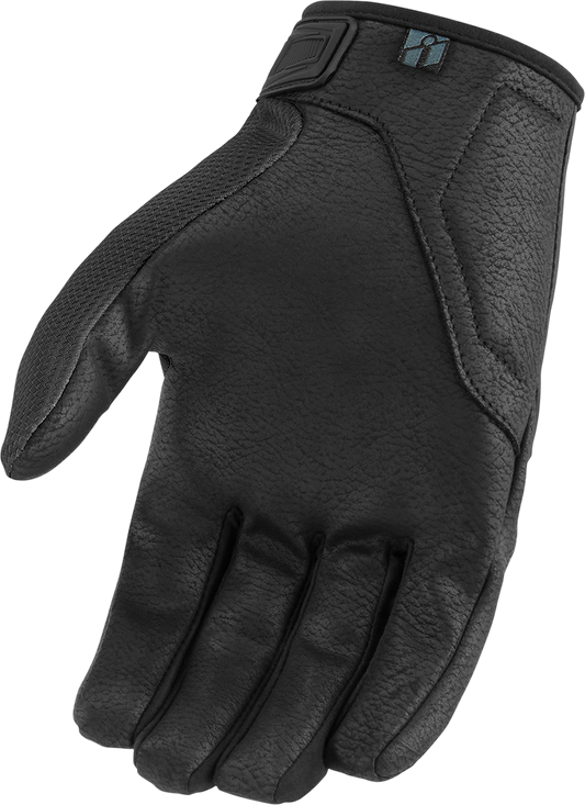 Black Women's Hooligan™ CE Gloves by Bill's Exhausts, large size, showing the durable glove design and protective features.