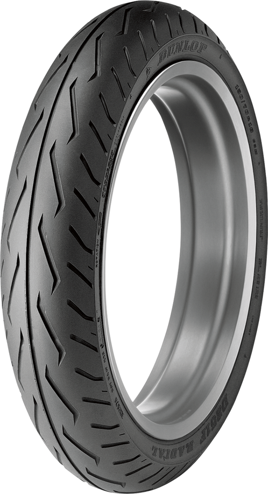 Dunlop D251 front motorcycle tire 150/80R16 71V with tread pattern designed for durability and performance.