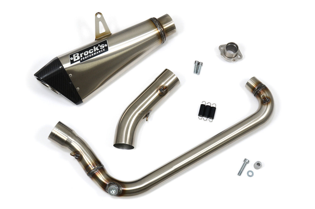 Brock's Penta-Carbon Full System 14" Muffler Honda Grom (22-25) - Howling Moto