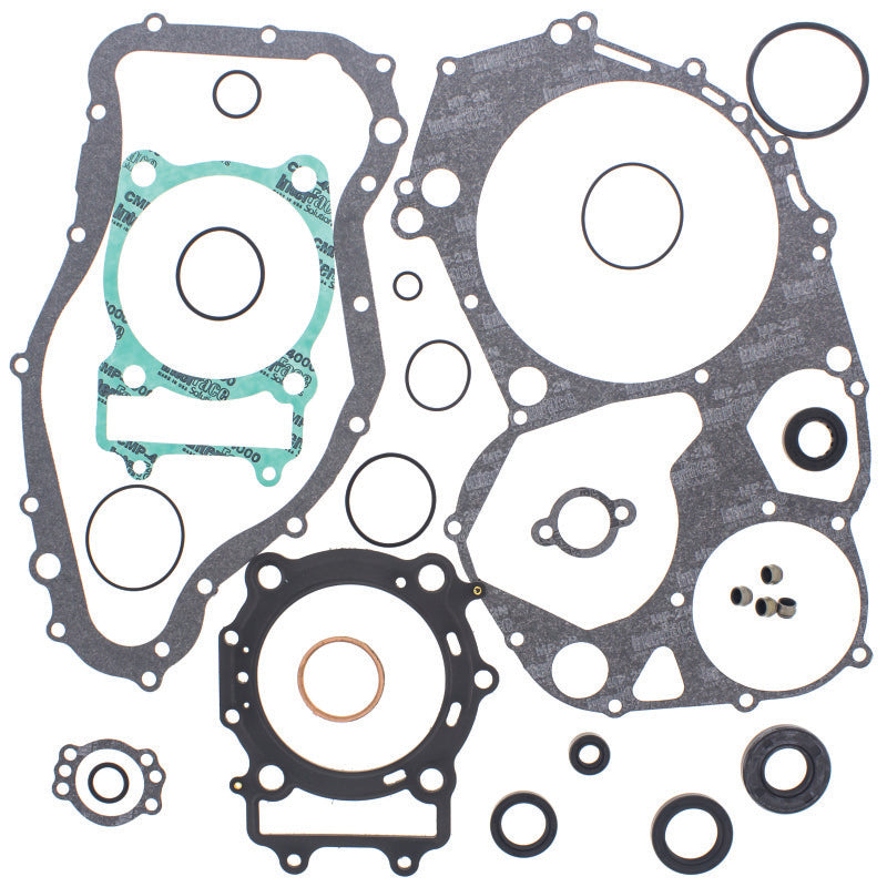 QuadBoss Arctic Cat 650 H1 4x4 gasket set with oil seals for model years 2005-2011, includes complete engine gasket and seal components.