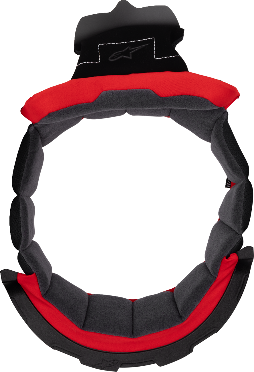 Alpinestars Supertech R10 crown pad in medium size (15mm) with part number 8950124-11-M15, shown in the image.