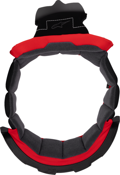 Alpinestars Supertech R10 crown pad in medium size (15mm) with part number 8950124-11-M15, shown in the image.