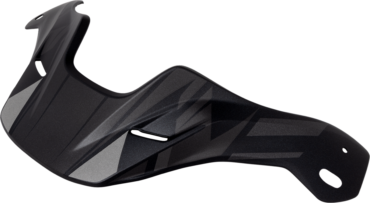 Arai XD-5 peak helmet in Discovery Black Frost with matte finish, featuring the helmet's front view and peak visor.