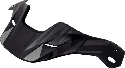 Arai XD-5 peak helmet in Discovery Black Frost with matte finish, featuring the helmet's front view and peak visor.