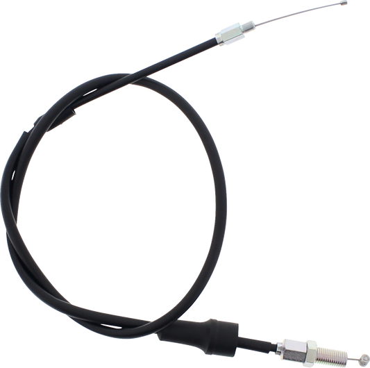 Black vinyl throttle cable for Can-Am vehicles, designed for off-road use by MOOSE OFFROAD, model 45-1224.