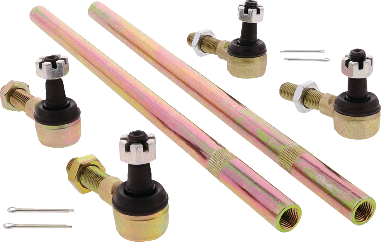 Heavy-duty tie-rod upgrade kit from Moose Offroad with reinforced steel components for improved off-road durability.