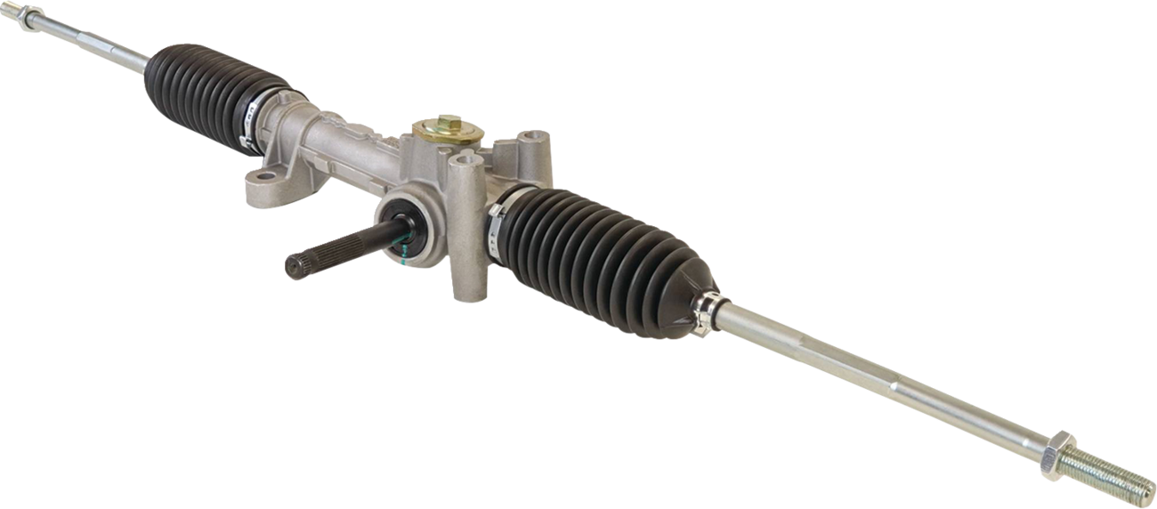 Moose Offroad steering rack 51-4046 replacement part for vehicle steering system, showing the metallic rack and gear components.