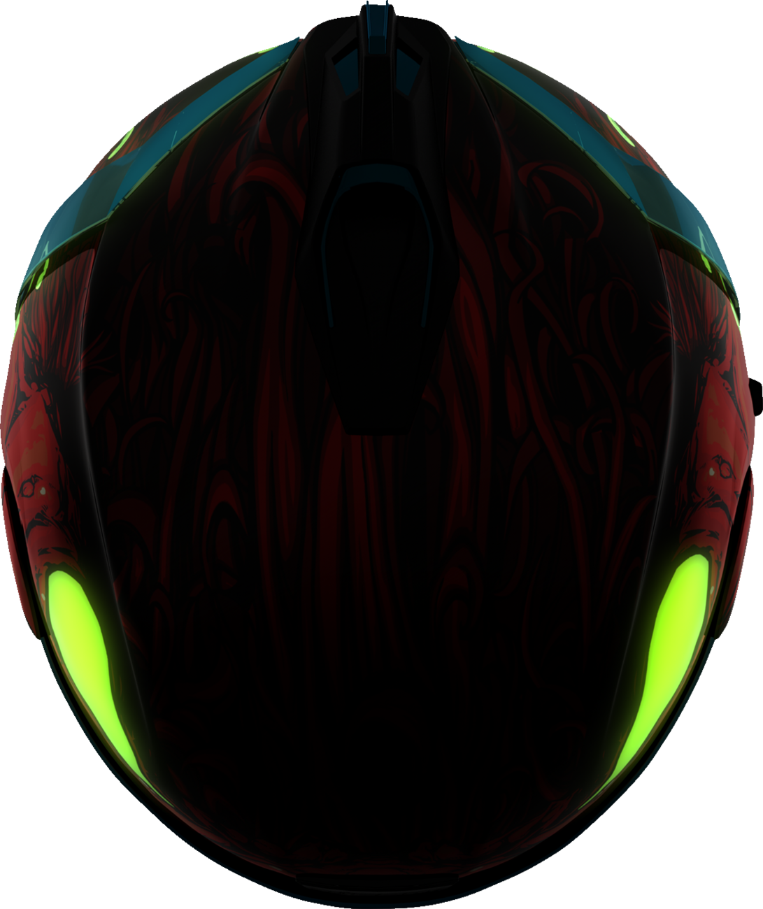Red ICON Airform™ helmet for men with MIPS® technology, size 2XL, featuring a sleek design and adjustable straps.