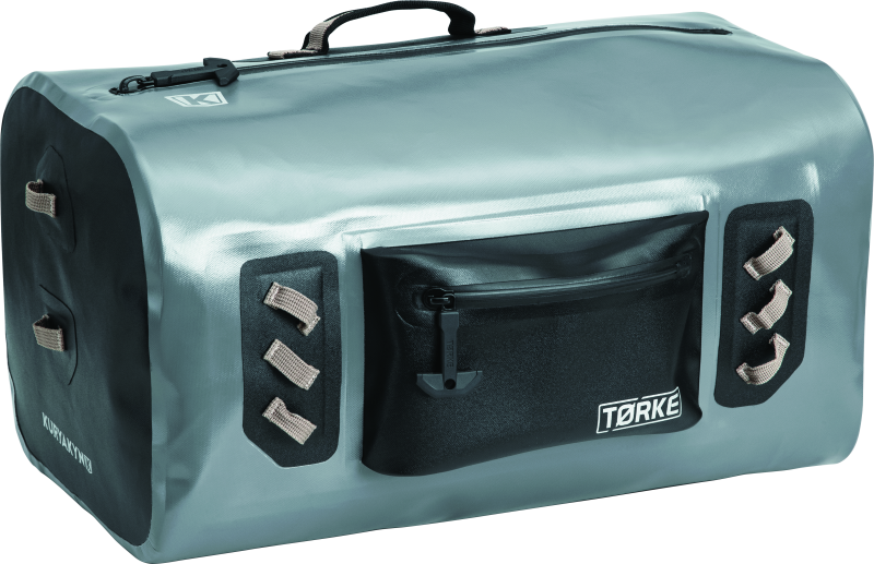 Kuryakyn Torke 35L dry duffle bag for powersports, waterproof gear storage with durable nylon exterior and adjustable strap