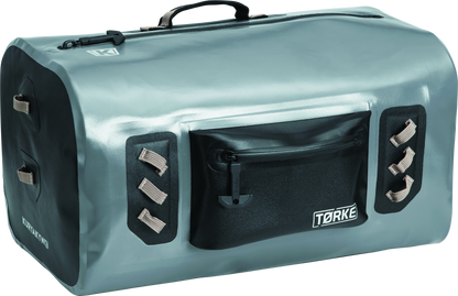 Kuryakyn Torke 35L dry duffle bag for powersports, waterproof gear storage with durable nylon exterior and adjustable strap