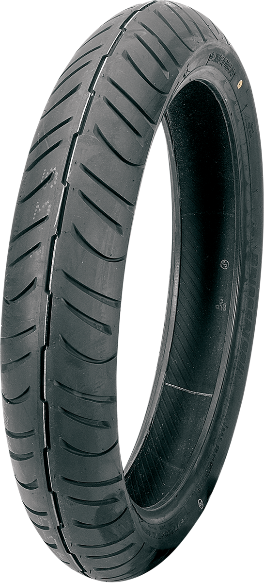 BRIDGESTONE Exedra G851-G front motorcycle tire 130/70R18 63H showing tread pattern and sidewall details