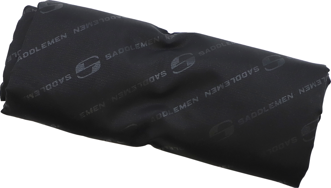 Bill's Exhausts SADDLEMEN DB3100 rain cover for motorcycle seat, waterproof protective cover with reflective strips.