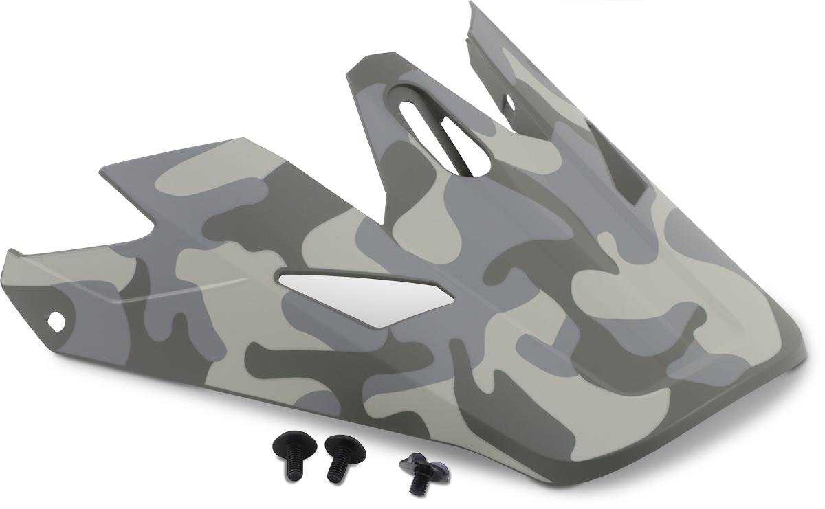 Camo desert Z1R Rise visor kit for Z1R Rise helmets, showing the camouflage design and helmet visor attachment