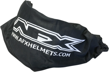 Black AFX Shield Bag by Bill's Exhausts, protective gear designed for motorcycle or automotive shield storage.