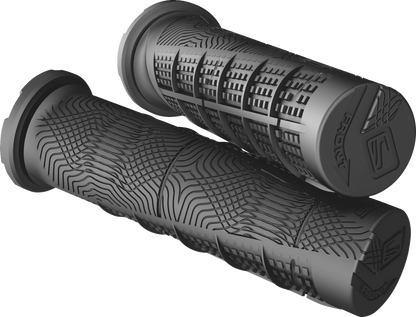 Black Scott Deuce ATV engine grip with textured surface, designed for secure handling and durability in off-road conditions.