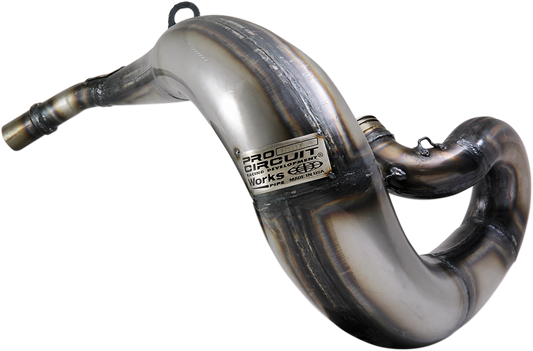 Pro Circuit Works Pipe 0751925-O motorcycle exhaust system, showcasing the high-performance pipe designed for enhanced motorcycle power.